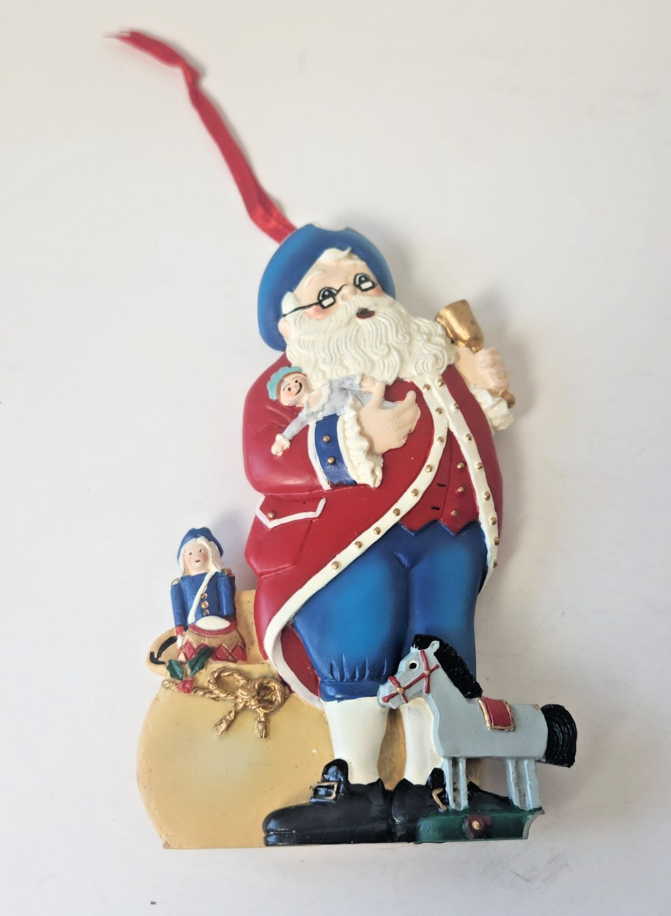 COLONIAL SANTA Ornament DMA Design Masters 1998 Americana Christmas NWT